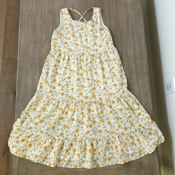 Hayden Girls Floral Tiered Maxi Pocket Dress - Picture 11 of 16